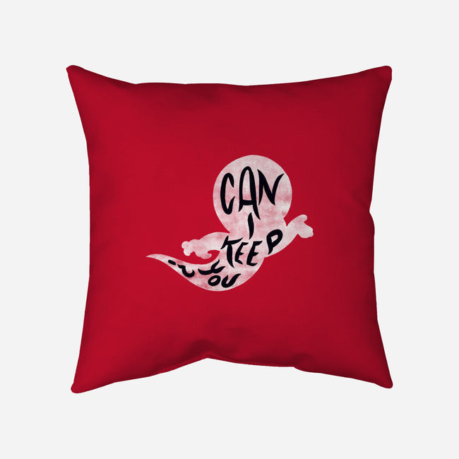 Don't Ghost Me-none removable cover w insert throw pillow-SCelano Design