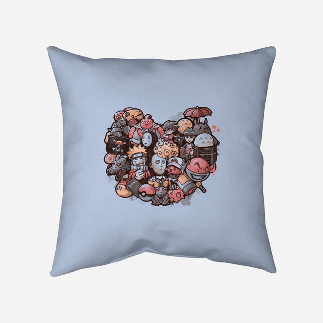 Anime Love-none removable cover throw pillow-eduely
