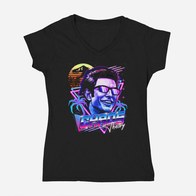 That's Chaos-womens v-neck tee-CoD Designs