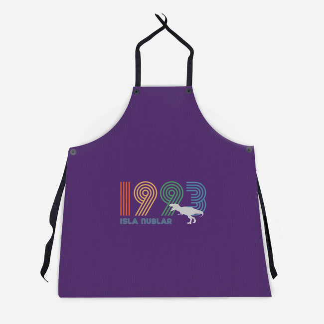 Isla Nublar 93-unisex kitchen apron-DrMonekers