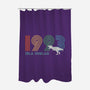 Isla Nublar 93-none polyester shower curtain-DrMonekers