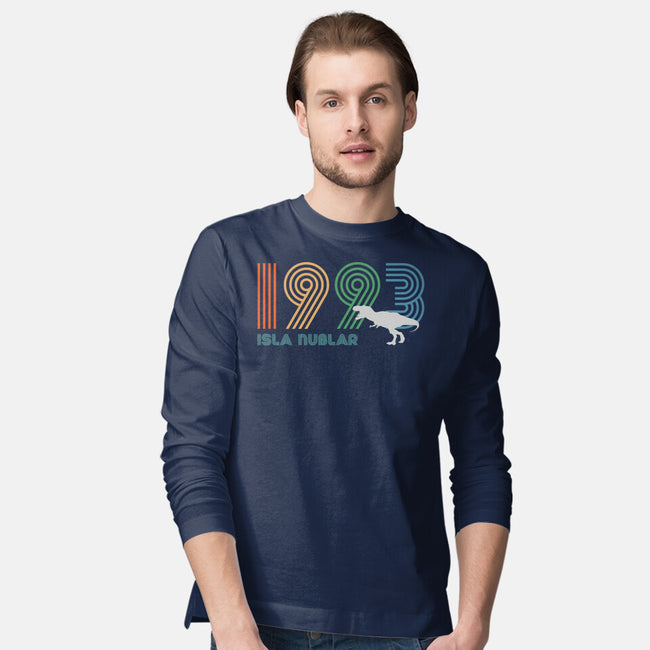 Isla Nublar 93-mens long sleeved tee-DrMonekers