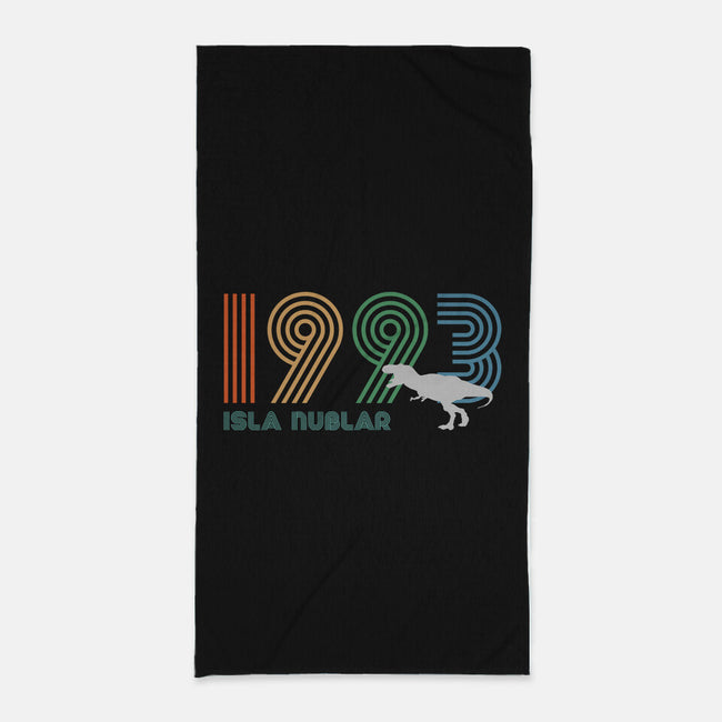 Isla Nublar 93-none beach towel-DrMonekers