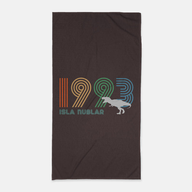 Isla Nublar 93-none beach towel-DrMonekers