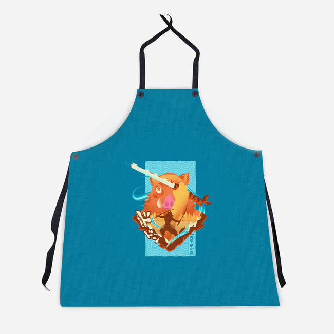 Boar Breathing-unisex kitchen apron-hypertwenty