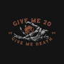 Give Me 20 or Give Me Death-womens basic tee-Azafran