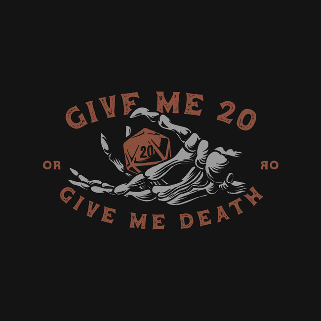 Give Me 20 or Give Me Death-unisex crew neck sweatshirt-Azafran