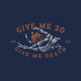Give Me 20 or Give Me Death-unisex zip-up sweatshirt-Azafran