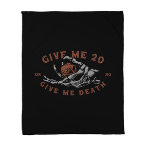 Give Me 20 or Give Me Death