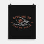 Give Me 20 or Give Me Death-none matte poster-Azafran