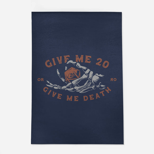 Give Me 20 or Give Me Death-none indoor rug-Azafran