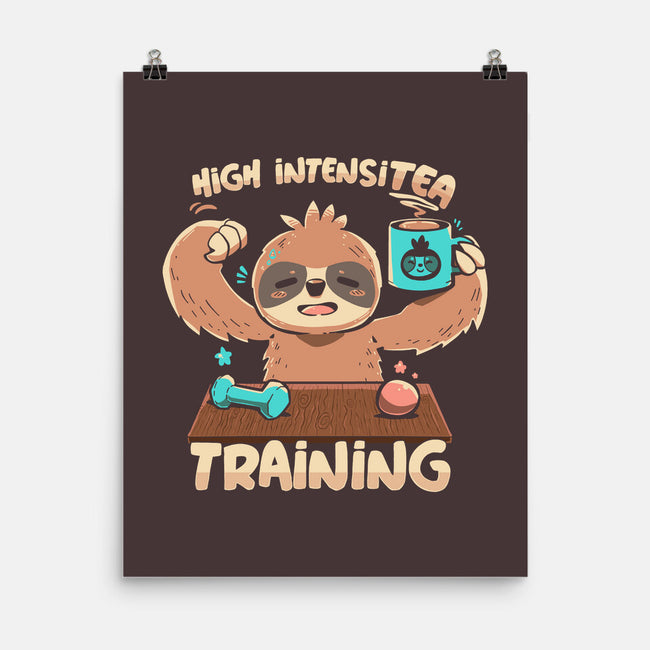 High Intensi-Tea Training-none matte poster-TechraNova