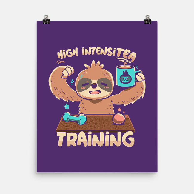 High Intensi-Tea Training-none matte poster-TechraNova