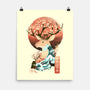 Sika Deer Landscape-none matte poster-dandingeroz