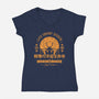 Dangerous Larva-womens v-neck tee-Alundrart