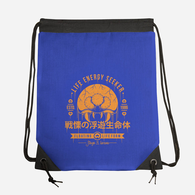 Dangerous Larva-none drawstring bag-Alundrart
