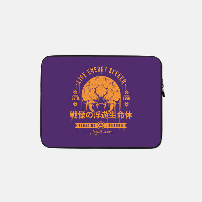 Dangerous Larva-none zippered laptop sleeve-Alundrart