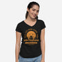 Dangerous Larva-womens v-neck tee-Alundrart