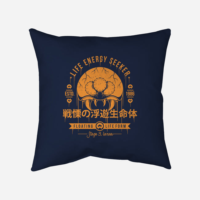 Dangerous Larva-none removable cover w insert throw pillow-Alundrart