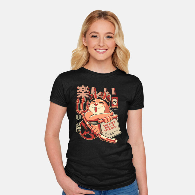 The Best Deal-womens fitted tee-ilustrata
