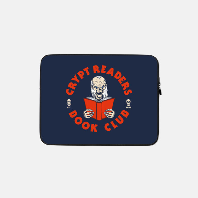 Crypt Readers-none zippered laptop sleeve-Melonseta