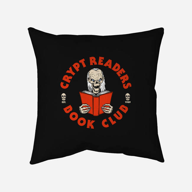 Crypt Readers-none removable cover w insert throw pillow-Melonseta