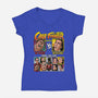 Cage Fighter-womens v-neck tee-Retro Review