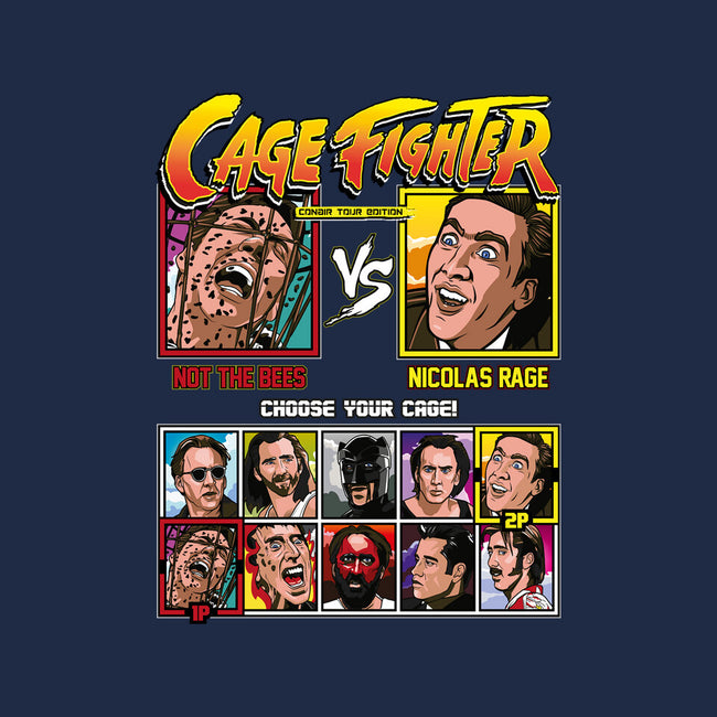 Cage Fighter-womens basic tee-Retro Review