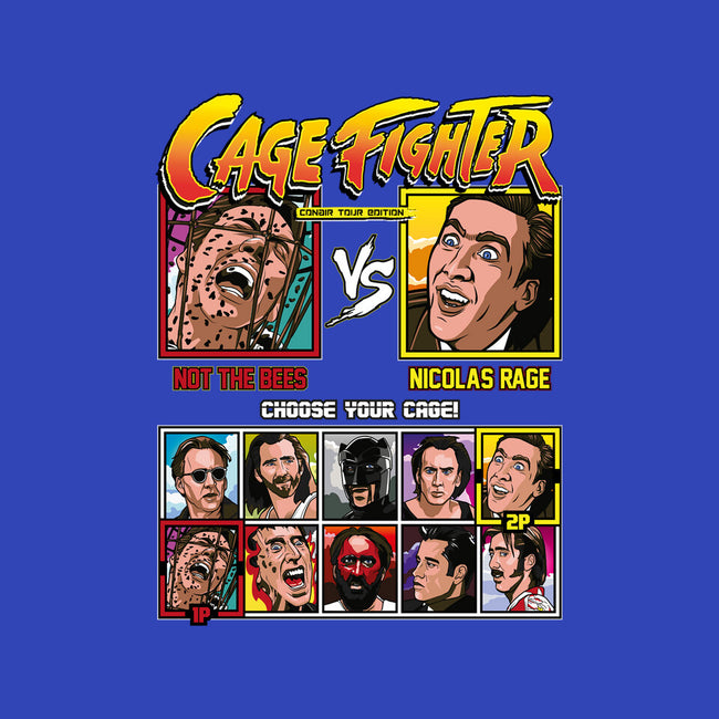 Cage Fighter-mens basic tee-Retro Review