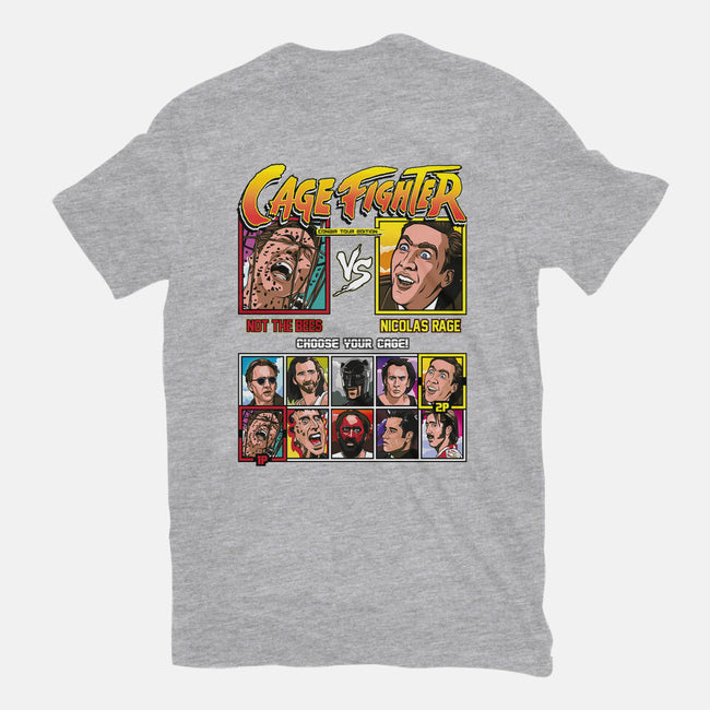 Cage Fighter-unisex basic tee-Retro Review