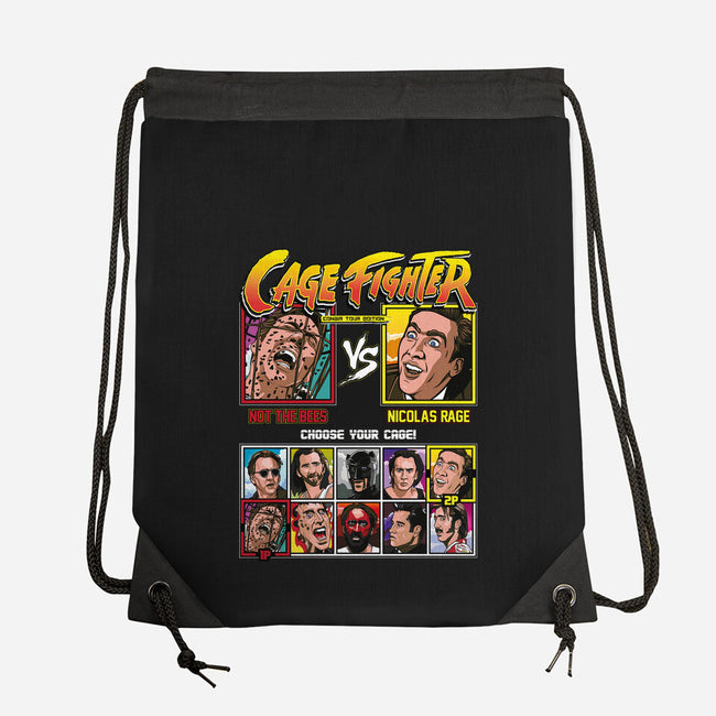 Cage Fighter-none drawstring bag-Retro Review