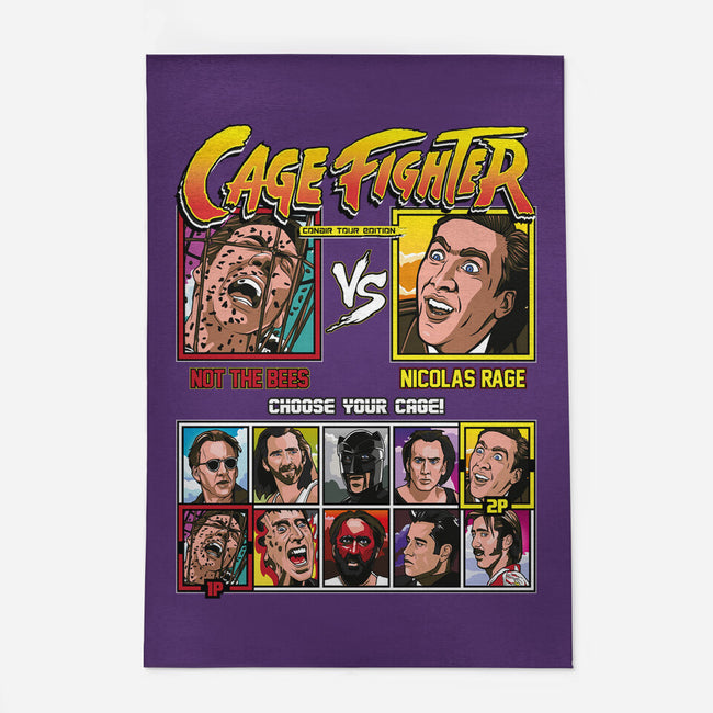 Cage Fighter-none outdoor rug-Retro Review