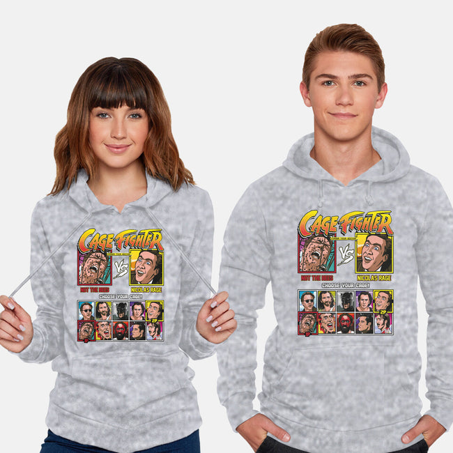 Cage Fighter-unisex pullover sweatshirt-Retro Review