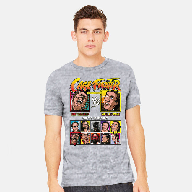 Cage Fighter-mens heavyweight tee-Retro Review
