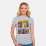 Cage Fighter-womens fitted tee-Retro Review