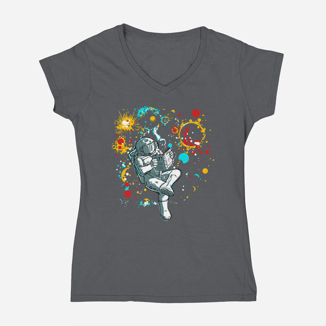 Personal Space-womens v-neck tee-kharmazero