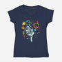 Personal Space-womens v-neck tee-kharmazero