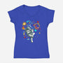Personal Space-womens v-neck tee-kharmazero