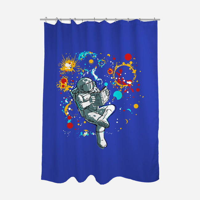 Personal Space-none polyester shower curtain-kharmazero