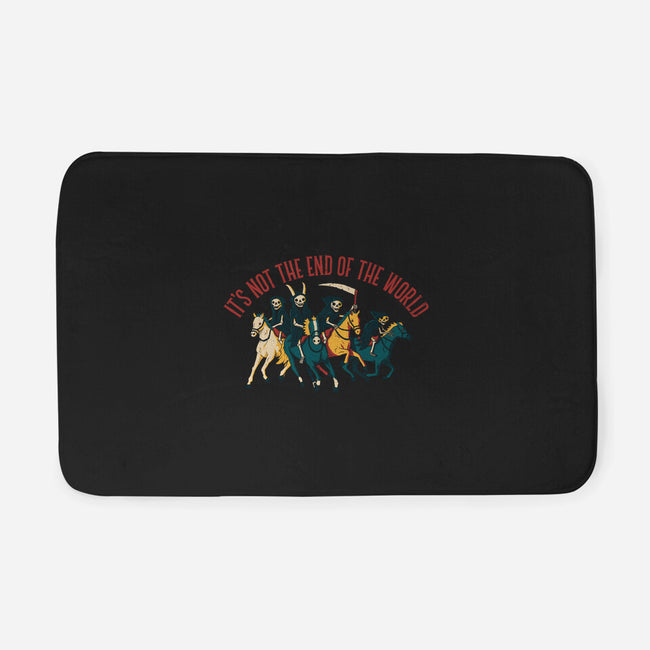 Not the End of The World-none memory foam bath mat-DinoMike