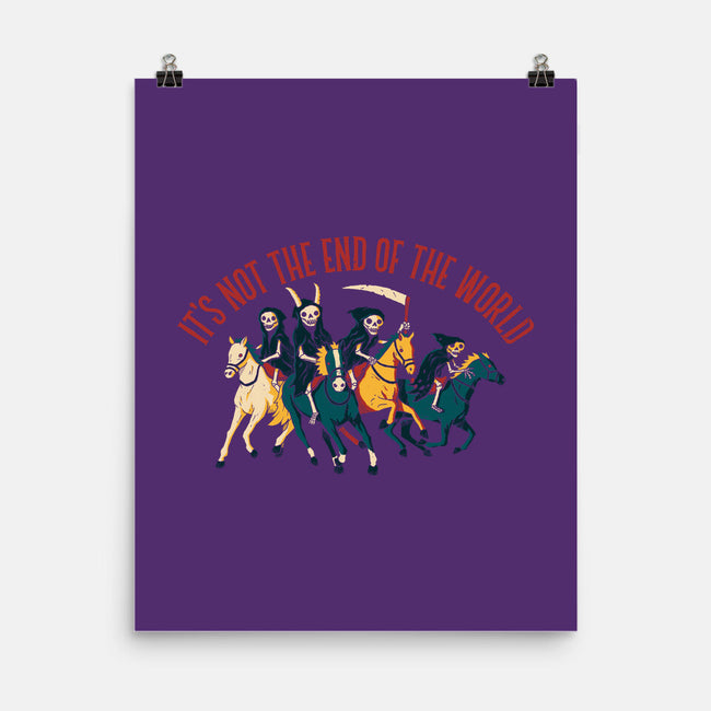 Not the End of The World-none matte poster-DinoMike