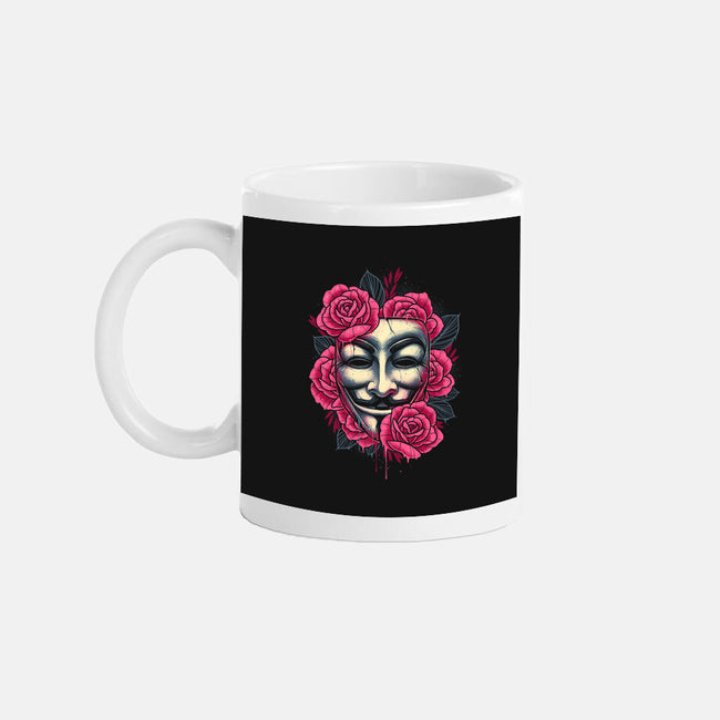 Let the Revolution Bloom-none glossy mug-glitchygorilla