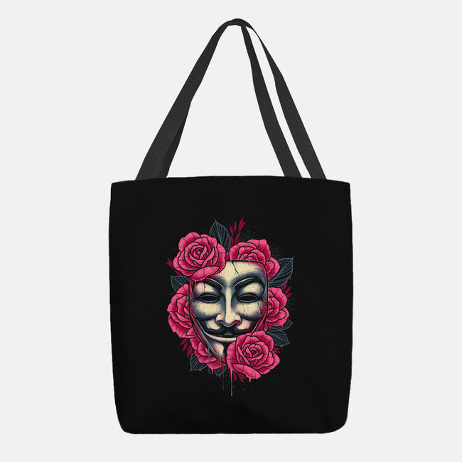 Let the Revolution Bloom-none basic tote-glitchygorilla