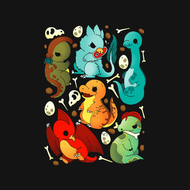 Cute Dinosaurs-none stretched canvas-Vallina84