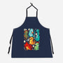 Cute Dinosaurs-unisex kitchen apron-Vallina84