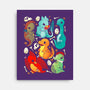 Cute Dinosaurs-none stretched canvas-Vallina84