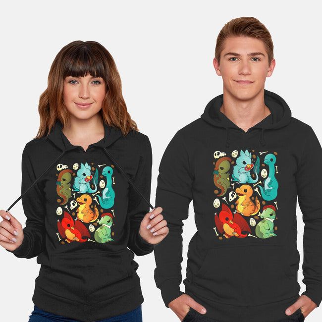 Cute Dinosaurs-unisex pullover sweatshirt-Vallina84