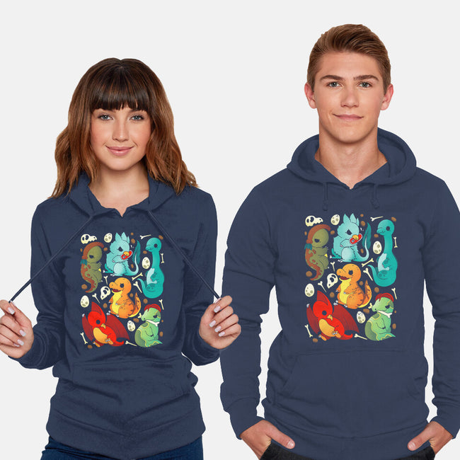 Cute Dinosaurs-unisex pullover sweatshirt-Vallina84