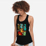 Cute Dinosaurs-womens racerback tank-Vallina84