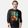 Cute Dinosaurs-mens long sleeved tee-Vallina84